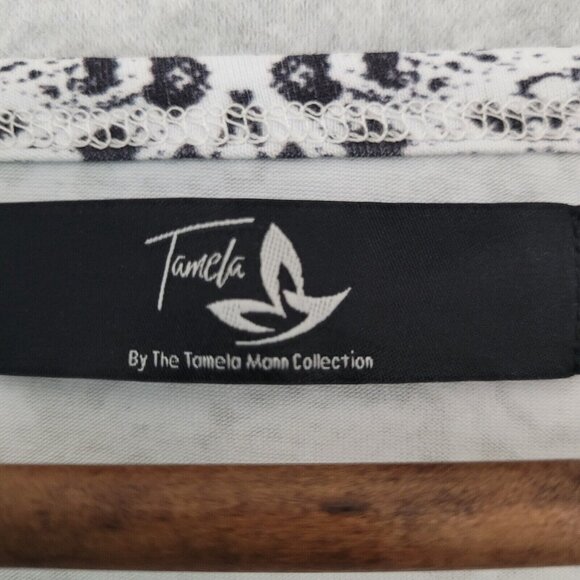 Tamela Mann Collection Snake Print Tee Womens Size 18/20 Stretch Athletic Casual - Picture 2 of 7
